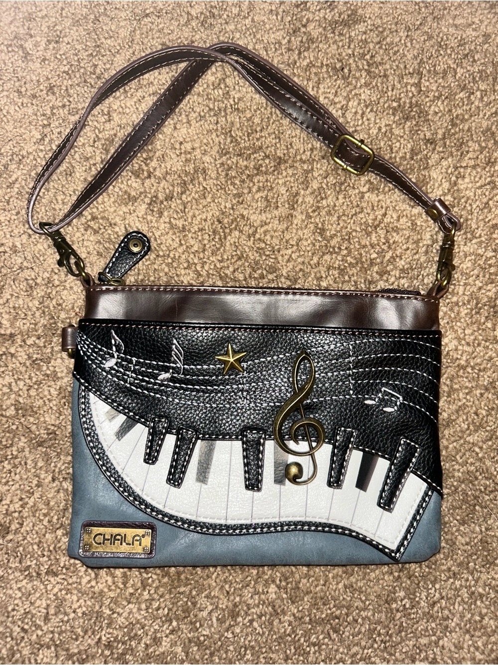 Rare Chala Piano Mini  handbag piano keyboard In Exc Condition